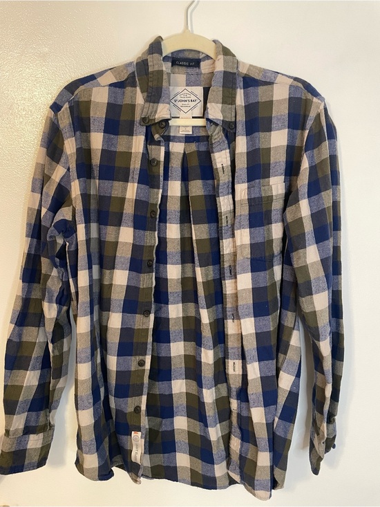 St. John's Bay Other - Green and blue checkered casual button down size medium St John’s Bay